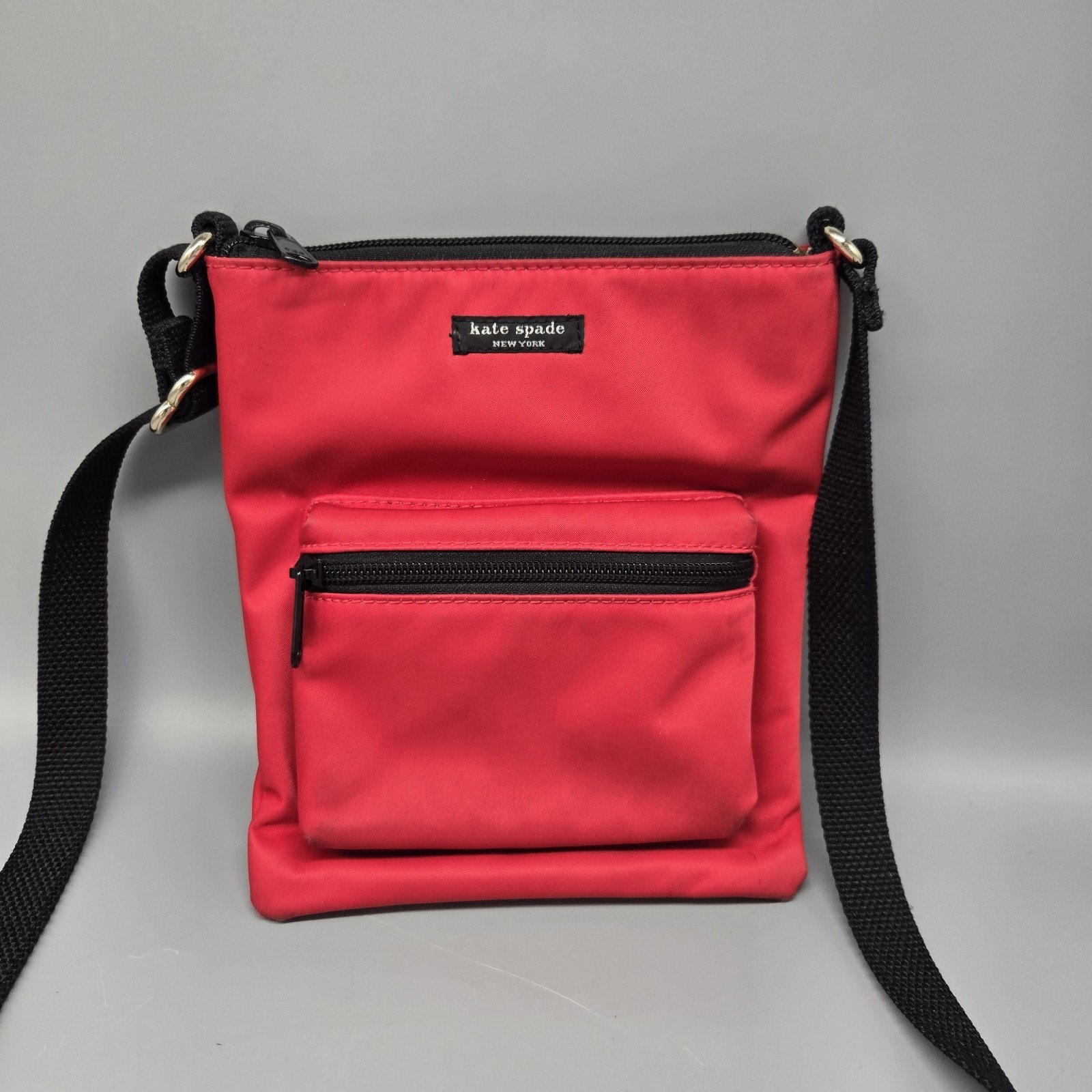 Kate Spade Red Thomas Anniversary Nylon Crossbody Bag
